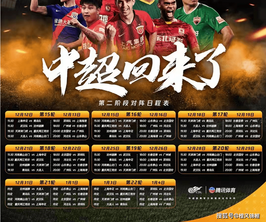 勇士全部赛程表